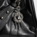 Halo Spike chainmail spike charm white heart variant hanging on an bag by silentchxos