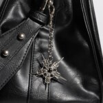 Quint Star chainmail star keychain charm with spikes by silentchxos